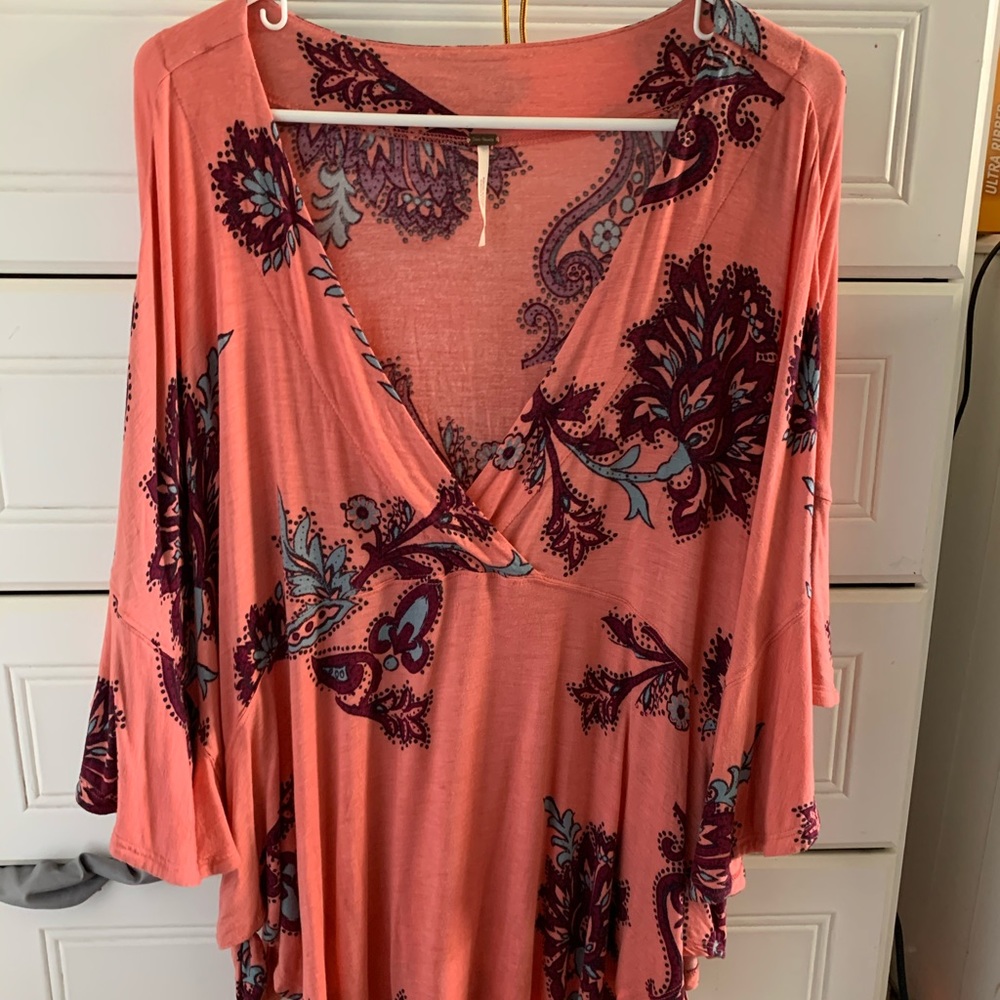 Free People Floral Top